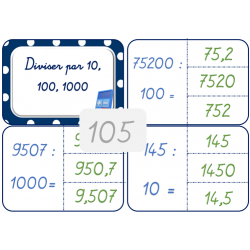 105 - Diviser par10, 100, 1000